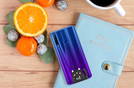 Honor 20 Lite Telefoonhoesje met Naam Cat Good Day