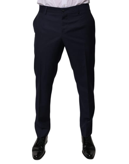 Slimfit Broek Micropatroon Stijl