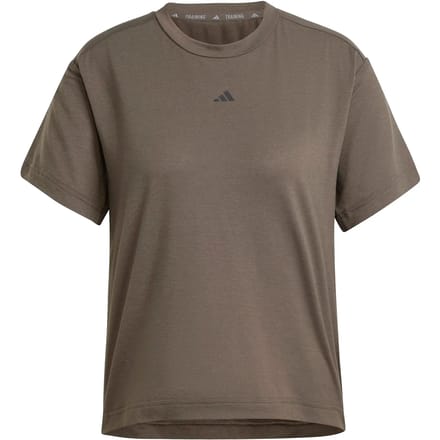Adidas Performance Primelift Back-Cutout 3-Stripes T-Shirt - Dames - Groen