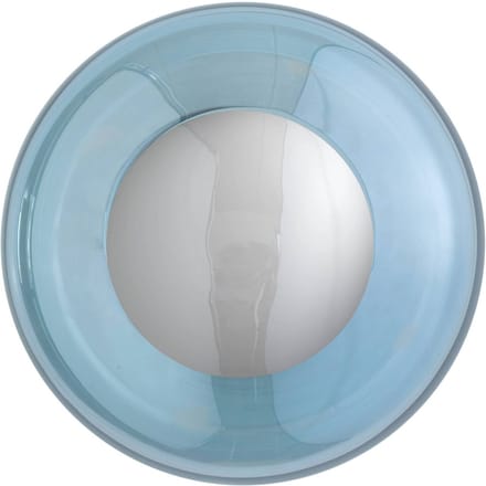 EBB & FLOW wandlamp Horizon Surface, blauw, glas, Ø 21 cm