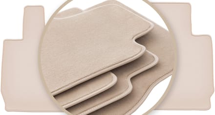 PREMIUM beige matten voor: Iveco Stralis vrachtwagen 2003-2019