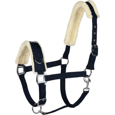 Horze kaptoom teddy gevoerd - donkerblauw - full