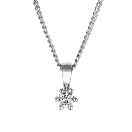 Orolino Halskette Gold 585 mit natürlichem Brillant 0,15ct.