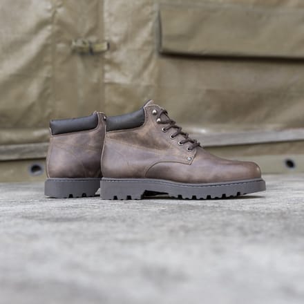 Nordland mach veterboots heren dark taupe waxed leer