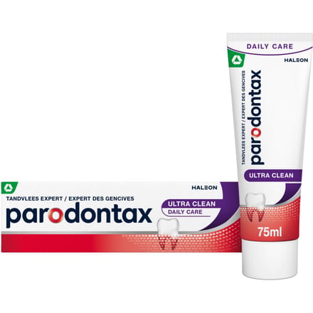 Parodontax Ultra Clean dagelijkse tandpasta tegen bloedend tandvlees 75 ml