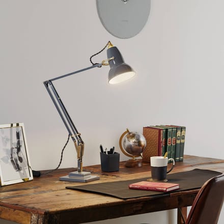 Anglepoise - Original 1227™ Brass bureaulamp - olifantengrijs - Ked - met tafelvoet - 4 - 6 Wochen
