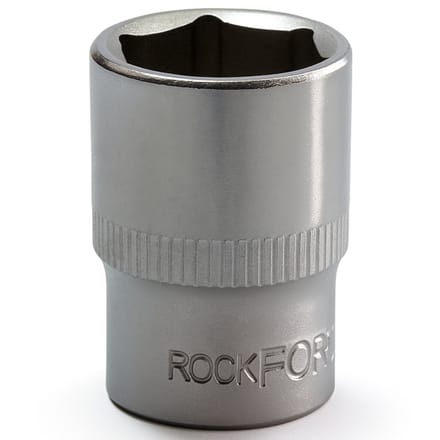 Rockforce Dop 10mm 1/4" Cr-V Zest rechthoekig