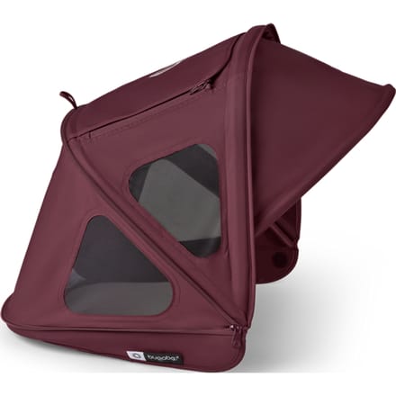 Bugaboo Dragonfly breezy zonnekap - Dark Cherry red Dark Cherry red