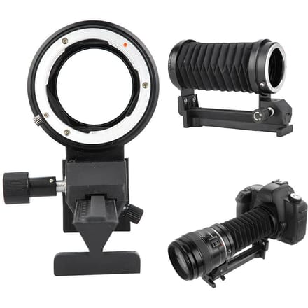 Macro Close Up Balg Camera Verlengstuk Statiefadapter voor Sony NEX black