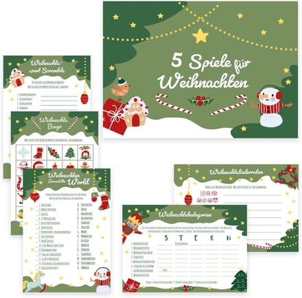 Leuke en Gezellige Kerstspellen voor het Hele Gezin (5 Verschillende Varianten)