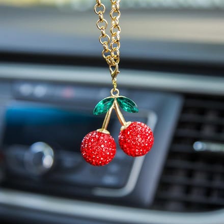 1 st Rode Kers Modieuze Auto Interieur Decoratie, Auto Hangdecoratie, Auto Ornament, Auto Accessoire, Vrouwen Auto Tray rood