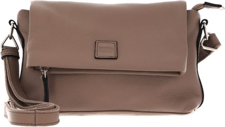FREDsBRUDER Leren Schoudertas Triangle Crossbody Bag Muddy Taupe Bruine