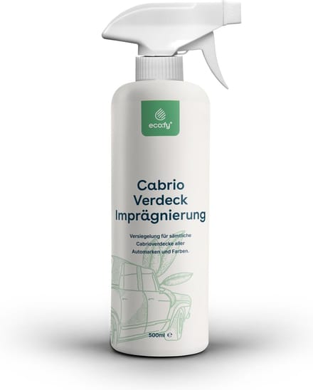 eco:fy® Impregnatie cabriokap • waterafstotende behandeling voor het dak