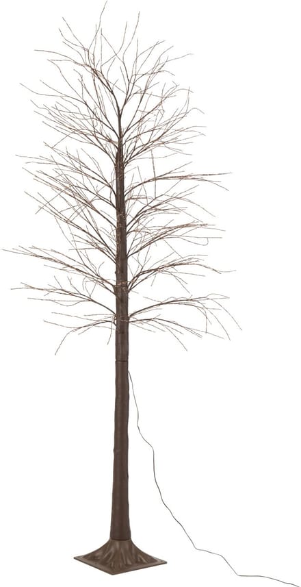 J-Line decoratie Boom 3000 Led - metaal - bruin - large