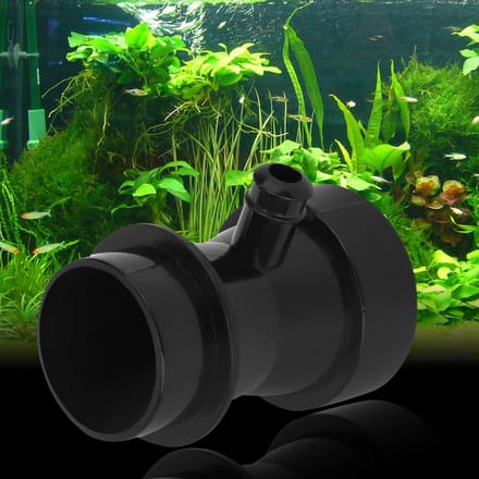 Plastic Zwart Aquarium Eiwitafschuimer Separator Venturi Buis DIY Luchtzuigmondstuk green