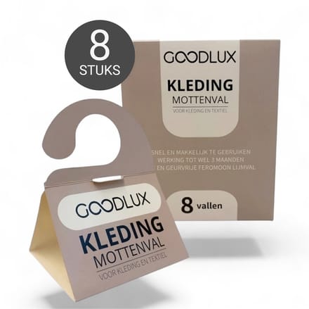 Goodlux kleding mottenval 8 stuks - Mottenval kledingmotten – Mottenballen