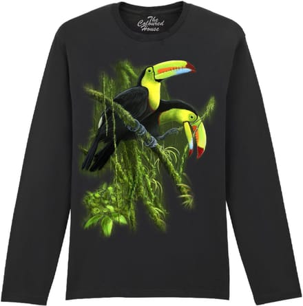 Keel Billed Toucans The Coloured House Longsleeve T-shirt M