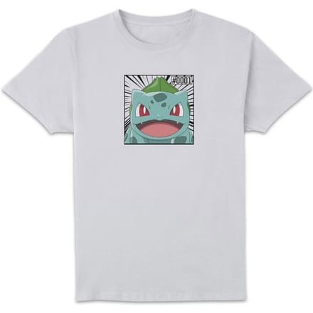 Pokémon Pokédex Bulbasaur #0001 Men's T-Shirt - White - XL