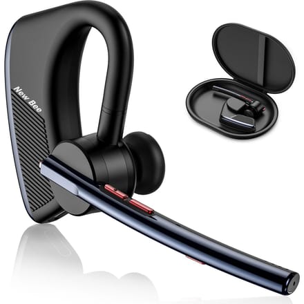 Nieuwe Bee M50 draadloze BT5.2-headset handsfree oordopjes met ruisonderdrukkende microfoon voor op kantoor blauw