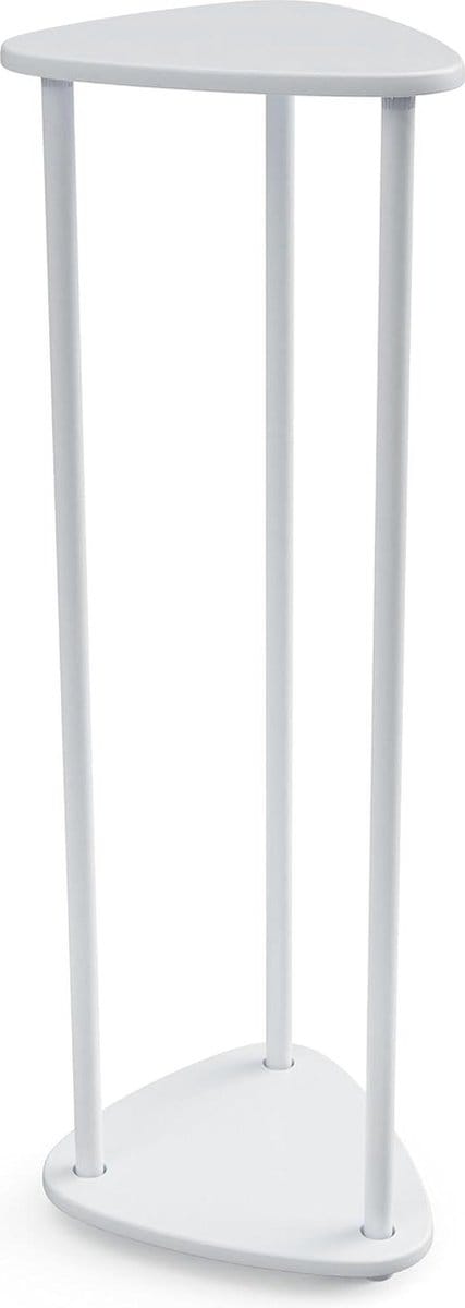 Verstelbare Multifunctionele Tafel - Bijzettafel Organizer - Binnen en Buiten Gebruik - Universeel Insteeksysteem - Tot 75 cm Hoog - Wit