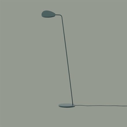 Muuto - Leaf Vloerlamp - donkergroen