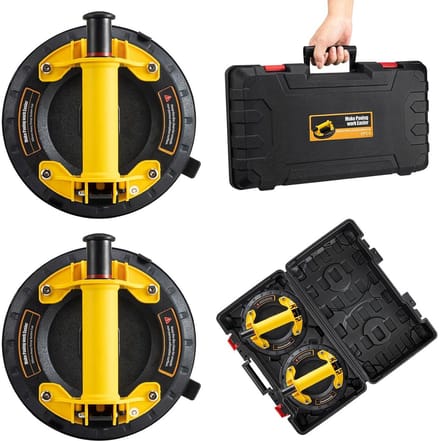 Krachtige Zuignap Vacuümlifter - 20 cm, 2-pack - Draagvermogen tot 150 kg