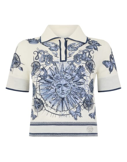 Polo Shirt Butterfly Tattoo