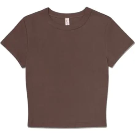 Kort dames-T-shirt Bella + Canvas Micro Rib Baby