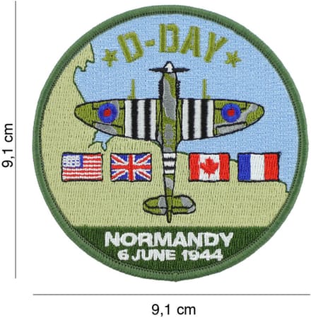 Embleem stof D-Day Spitfire