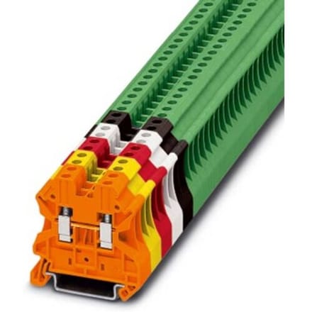 Phoenix Contact 3045130 Doorgangsserieklem 6.2 mm Schroeven Wit 50 stuk(s)