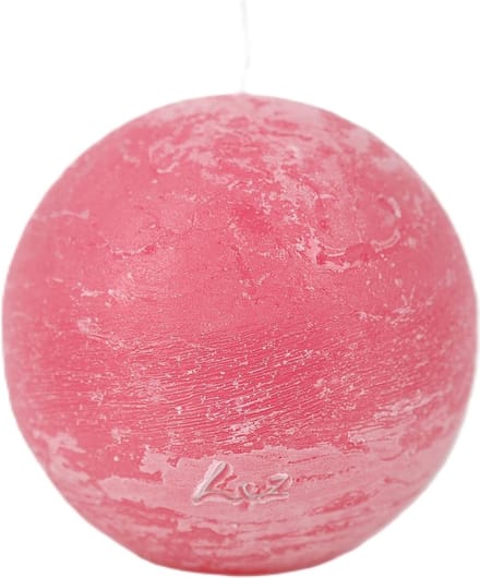 Rasteli Luz Your Kaars-Bolkaars Roze-Fuchsia Roze D 10 cm