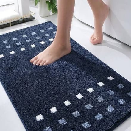 Casilin Brica Badmat - 60 x 100 cm - Antislip - Donkergrijs
