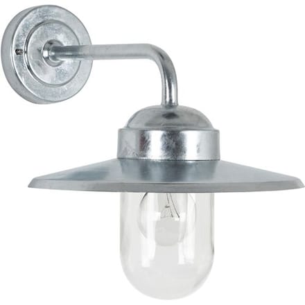 KS Verlichting Gusto Muurlamp Verzinkt met 8W bewegingssensor LED