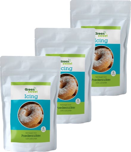 Green Sweet | Icing | 3 stuks | 3 x 225g
