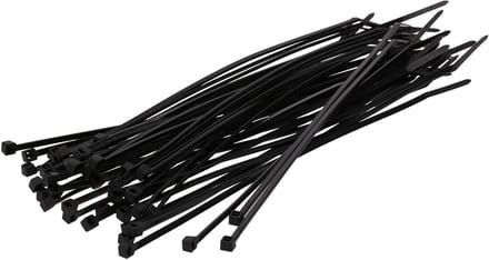 Kalitec kabelbinders 200x3,6 zwart, set van 100 stuks