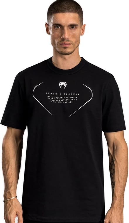 Venum x Tekken 8 Jin Kazama T-shirt Zwart Wit - S