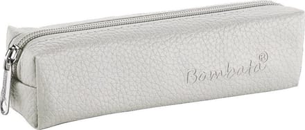 Bombata Etui Classic 19 X 5 Cm Kunstleer Grijs