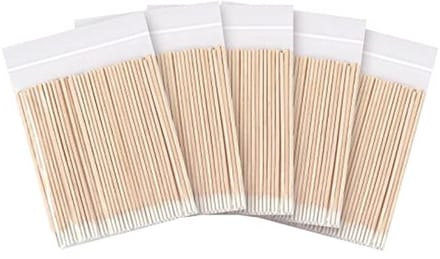 Microblading Wattenstaafjes Houten Katoenen Applicators 500 Stuks