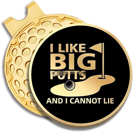 Grappige Golfbalmarker met Magnetische Petclip - Cadeau voor Golfers