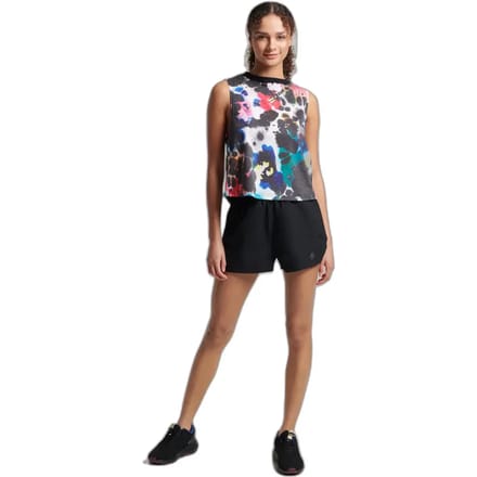 Superdry Run Shell Korte Broek Zwart L Vrouw