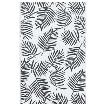 vidaXL - Buitenkleed - ARAKIL - 190x290 - cm - PP - wit - en - zwart