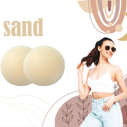 Siliconen Nipple Covers (8 cm) – Onzichtbare Tepelstickers – Herbruikbaar & Waterbestendig – 4 Kleuren – Zelfklevend – Just Accessorize®