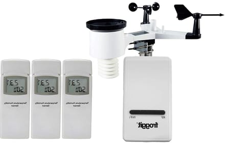 Weerstation Set - Weercomputer Buitenmodule - Weersvoorspelling Binnen - Draadloze Buitenmodule - 62x35x62mm