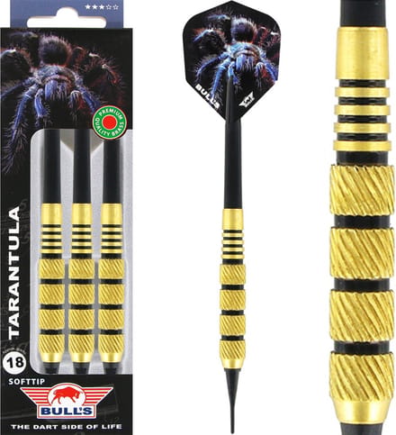 Bull's Tarantula Brass Soft Tip - Dartpijlen - 18 Gram