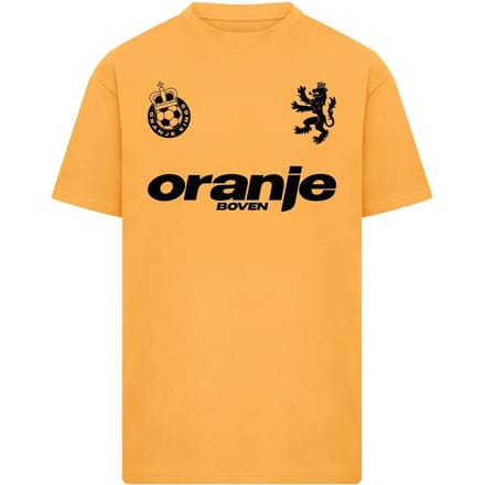 Dikke oversized T-shirt Mister Tee Oranje Boven