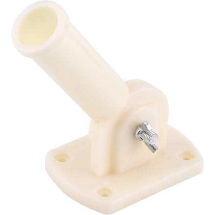 Support mural réglable en plastique pour mât de drapeau, diamètre 30 mm, support pour manche à air white