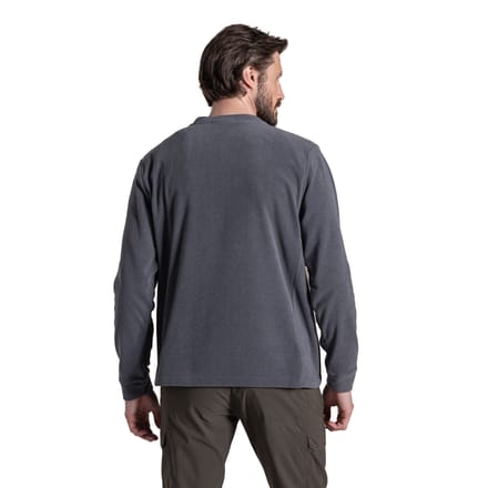 Craghoppers Heren Corey Fleece Top (Black Pepper Marl)