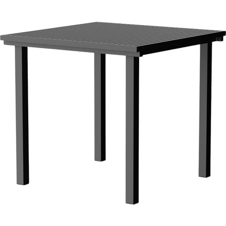 NINE 19 Outdoors Eettafel vierkant - black