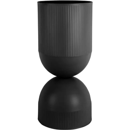 Present Time Bloempot Tonar Xl - Zwart - 25.5x25.5x55cm - Modern