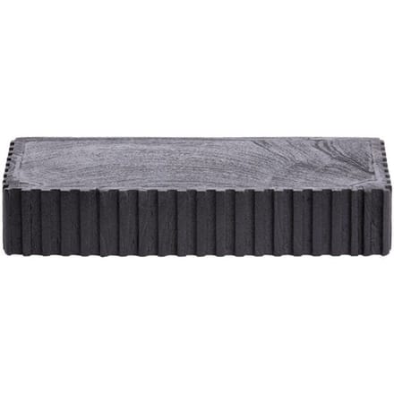 Light & Living Wandplank Gatura Mangohout, 40cm - Zwart